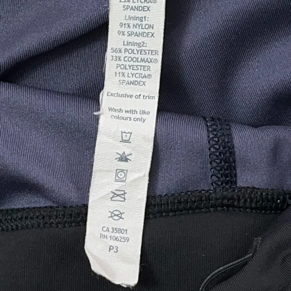 Lululemon‎ Speed Tight Women 6 Stained Glass / Black Pockets